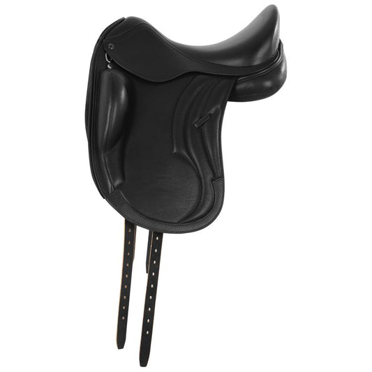 Selle de dressage monoquartier en cuir