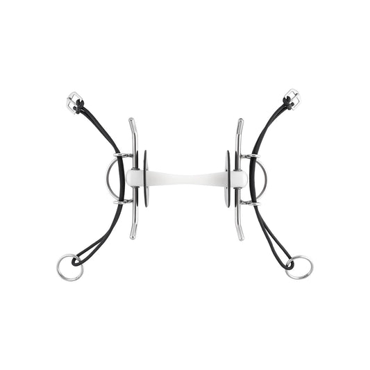 Mors releveur Nathe full cheek gag bit 20mm with flex